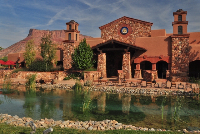 the resort grounds